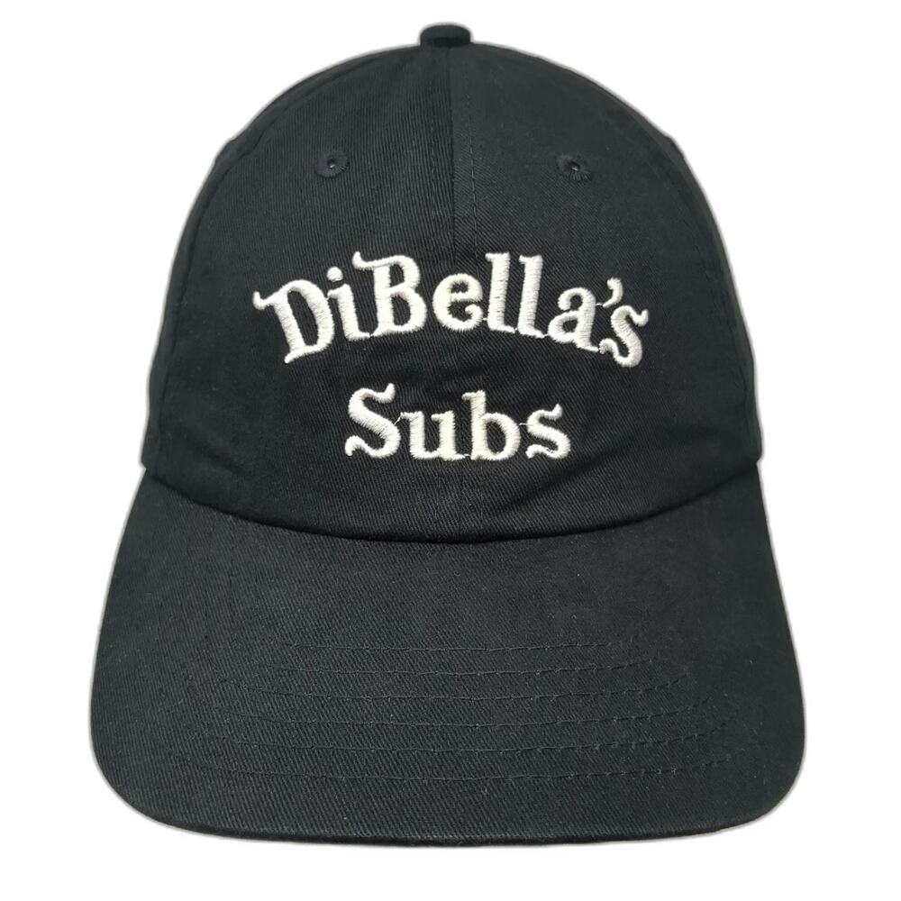 Big Accessories DiBella's Subs Baseball Cap Black One Size Cotton Slideback Hat